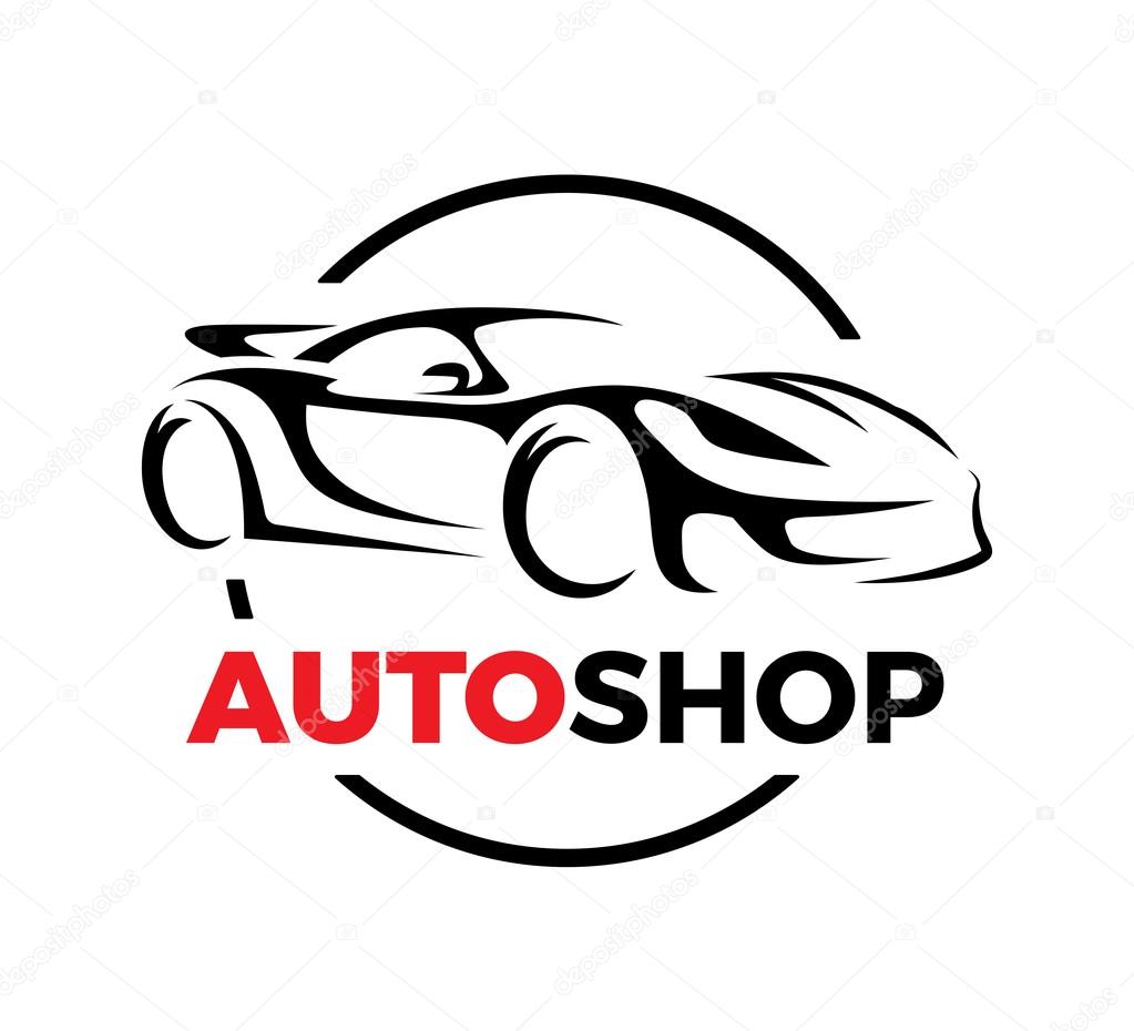 Concept design of a super sports vehicle car auto shop logo. Stock Vector  by ©TheModernCanvas 107031528